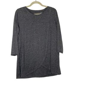 MOTHERHOOD Maternity grey nursing top. Size L.  NWT